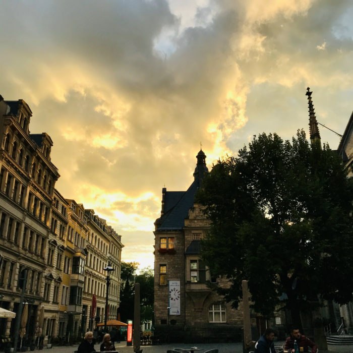 Feierabend mit Ausblick - Thomaskirchhof, Leipzig